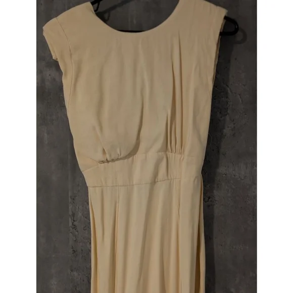 Women's ASOS DESIGN Beige Maxi Dress Size 6 - Picture 2 of 6
